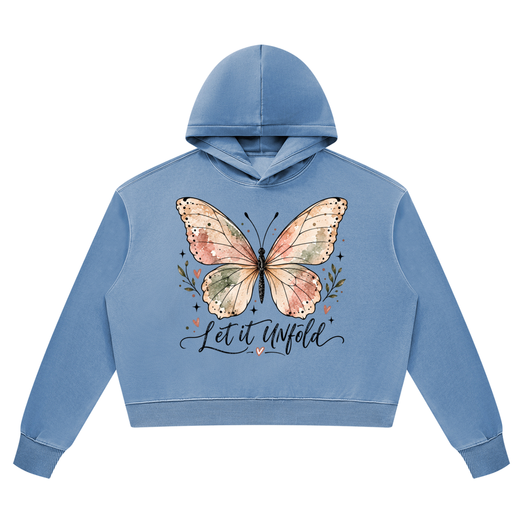 Let It Unfold Vintage Wash Heavyweight Hoodie