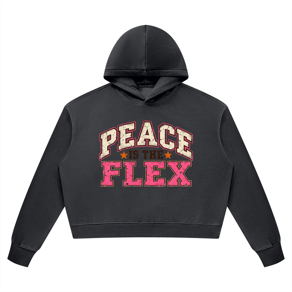 Peace Is The Flex Vintage Wash Heavyweight Hoodie