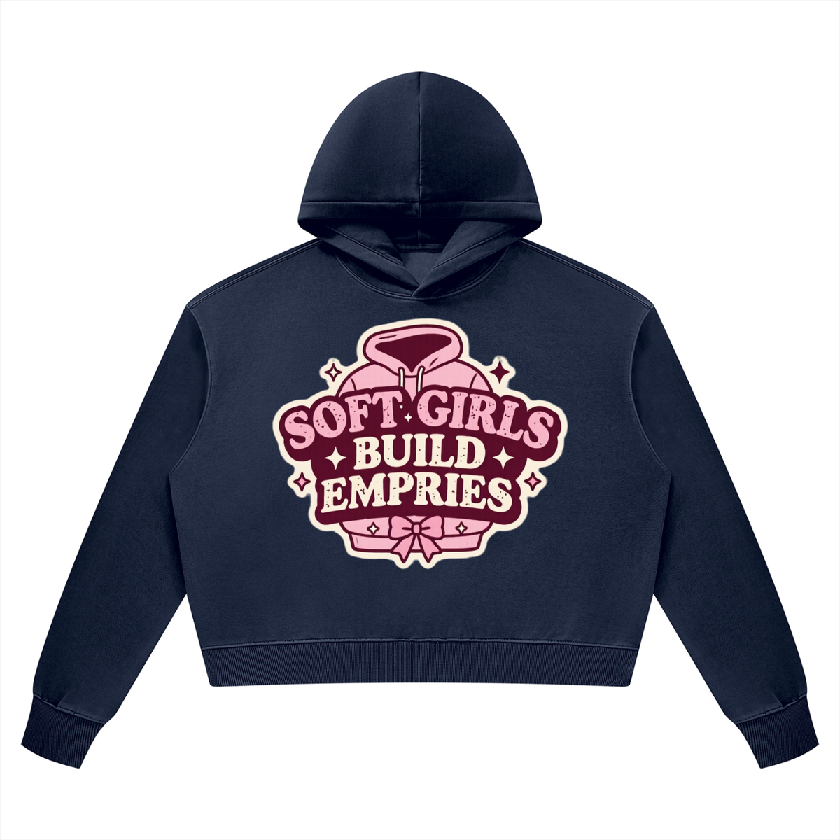 Soft Girls Build Empires Women’s Vintage Wash Heavyweight Hoodie