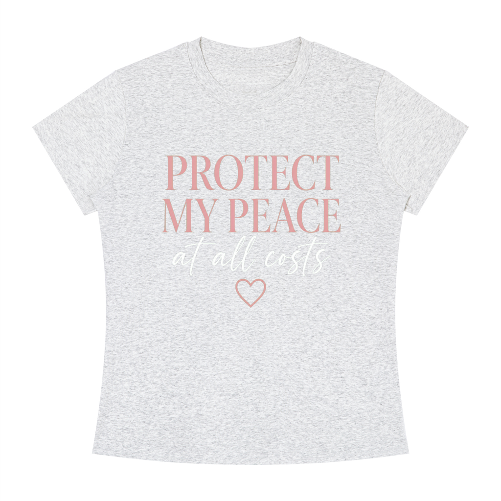Protect My Peace Tee — "Protect My Peace at All Costs" Graphic T-Shirt