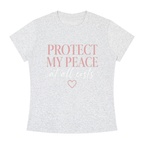 Protect My Peace Tee — "Protect My Peace at All Costs" Graphic T-Shirt