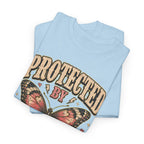 Protected by Peace Butterfly Tee — Vintage Floral Graphic T-Shirt