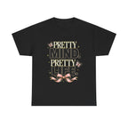 Pretty Mind Pretty Life T-Shirt | Inspirational Butterfly Typography Tee