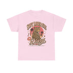 Soft Lover Girl Leopard Tee — Vintage Palm Sunset Graphic T-Shirt