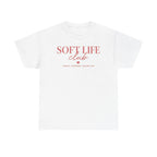 Soft Life Club T‑Shirt — "Peace. Purpose. Priorities." Relaxed Graphic Tee