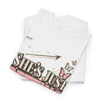She’s Just Getting Started Graphic Tee — Inspirational Women’s Motivational T-Shirt