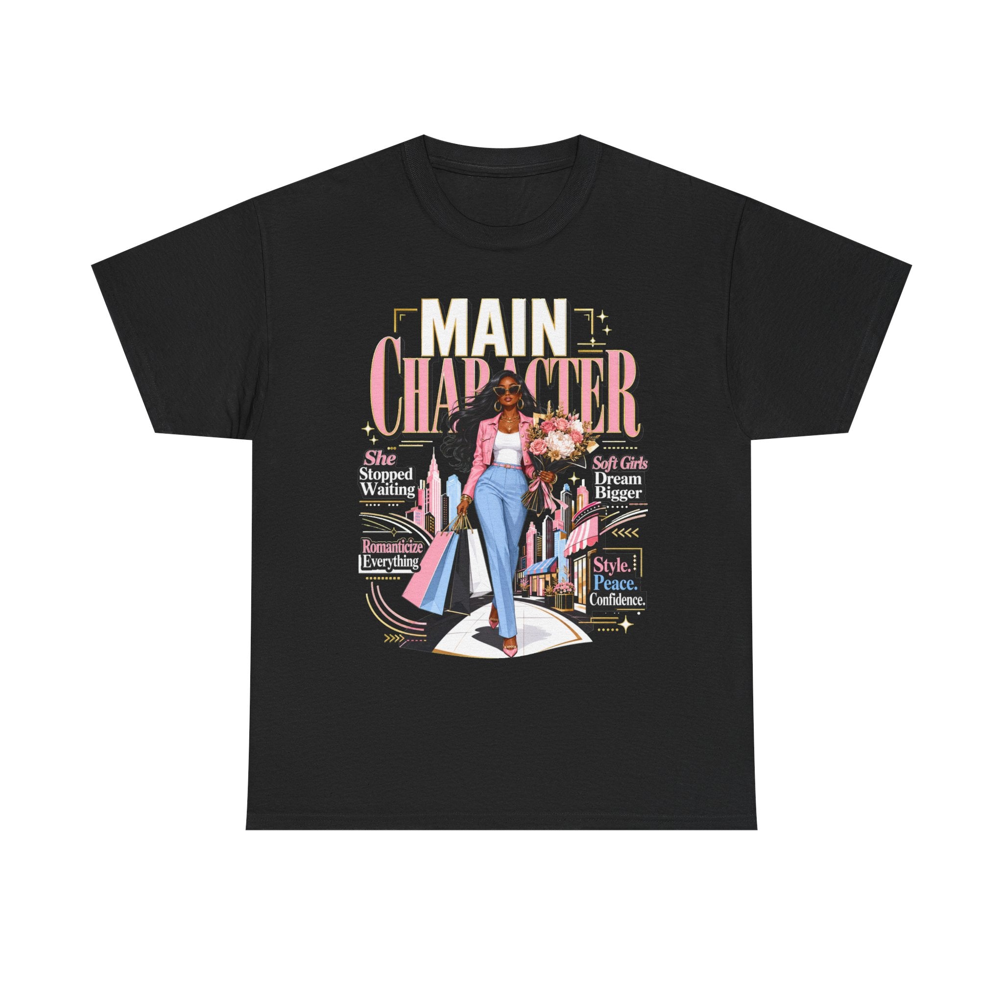 Main Character Graphic Tee — Empowered Fashion Shirt