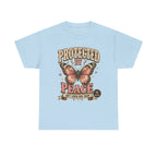 Protected by Peace Butterfly Tee — Vintage Floral Graphic T-Shirt