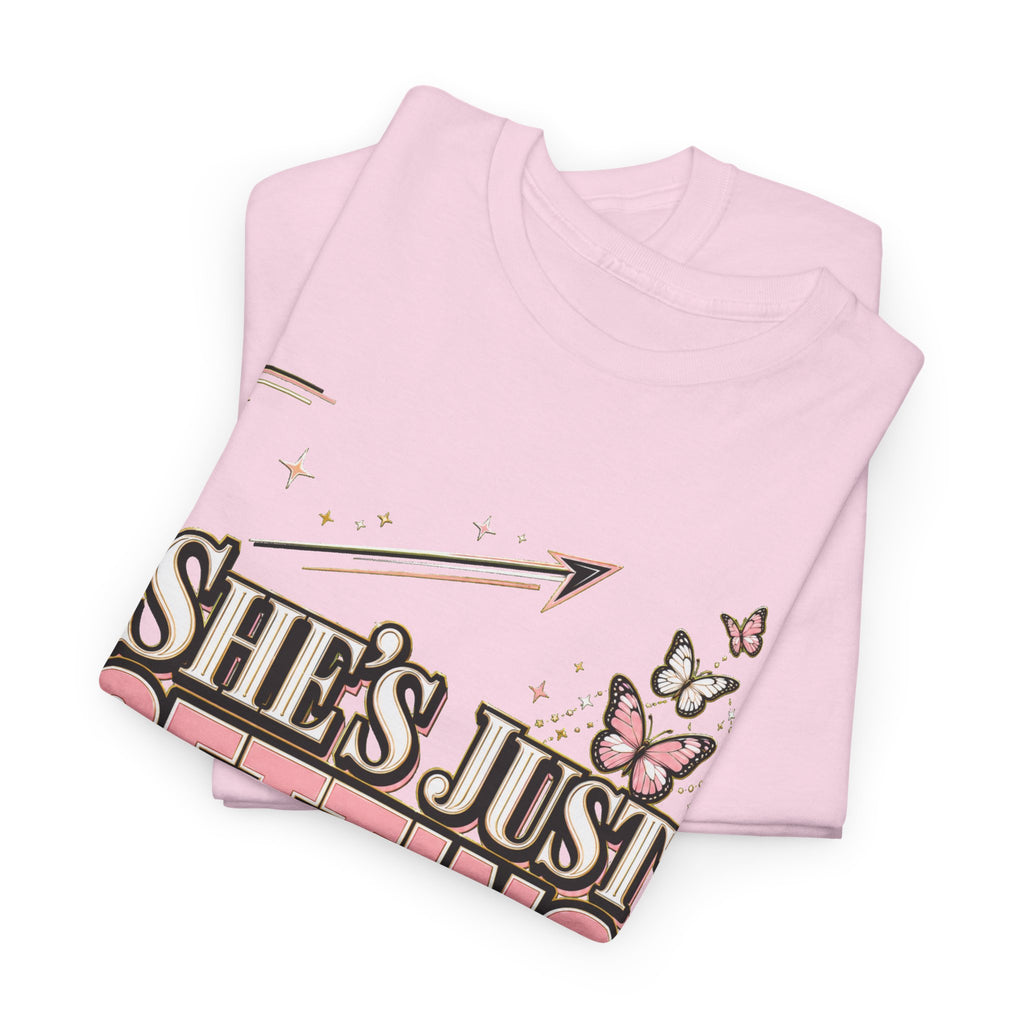 She’s Just Getting Started Graphic Tee — Inspirational Women’s Motivational T-Shirt