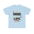 Pretty Mind Pretty Life T-Shirt | Inspirational Butterfly Typography Tee