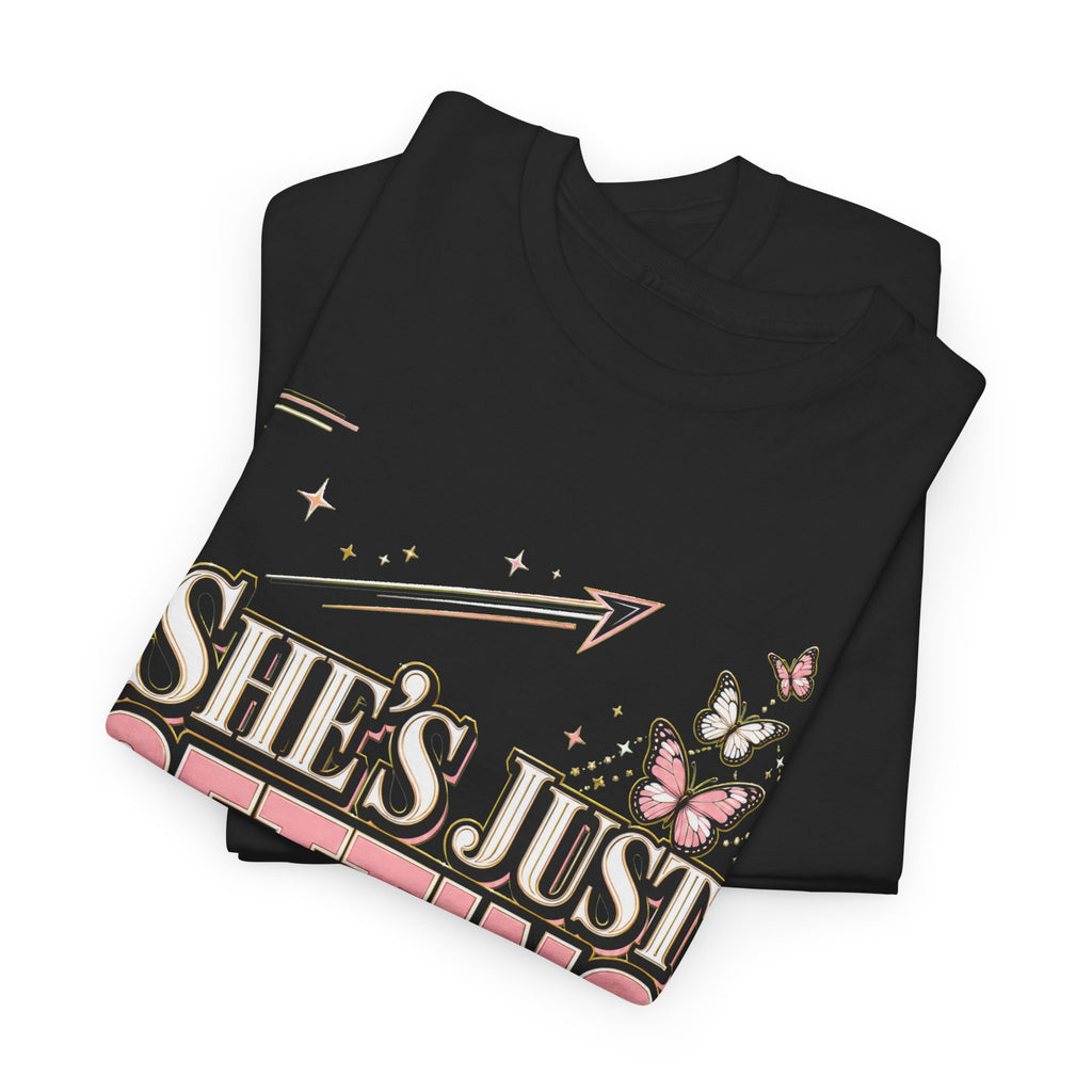 She’s Just Getting Started Graphic Tee — Inspirational Women’s Motivational T-Shirt