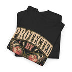 Protected by Peace Butterfly Tee — Vintage Floral Graphic T-Shirt
