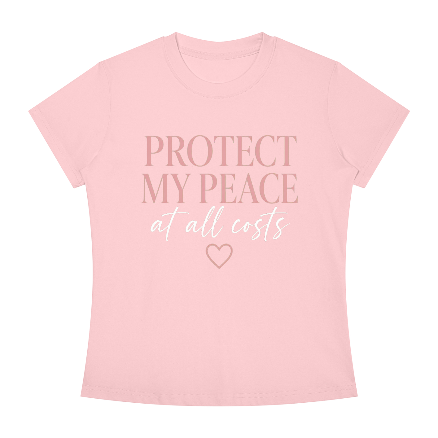 Protect My Peace Tee — "Protect My Peace at All Costs" Graphic T-Shirt