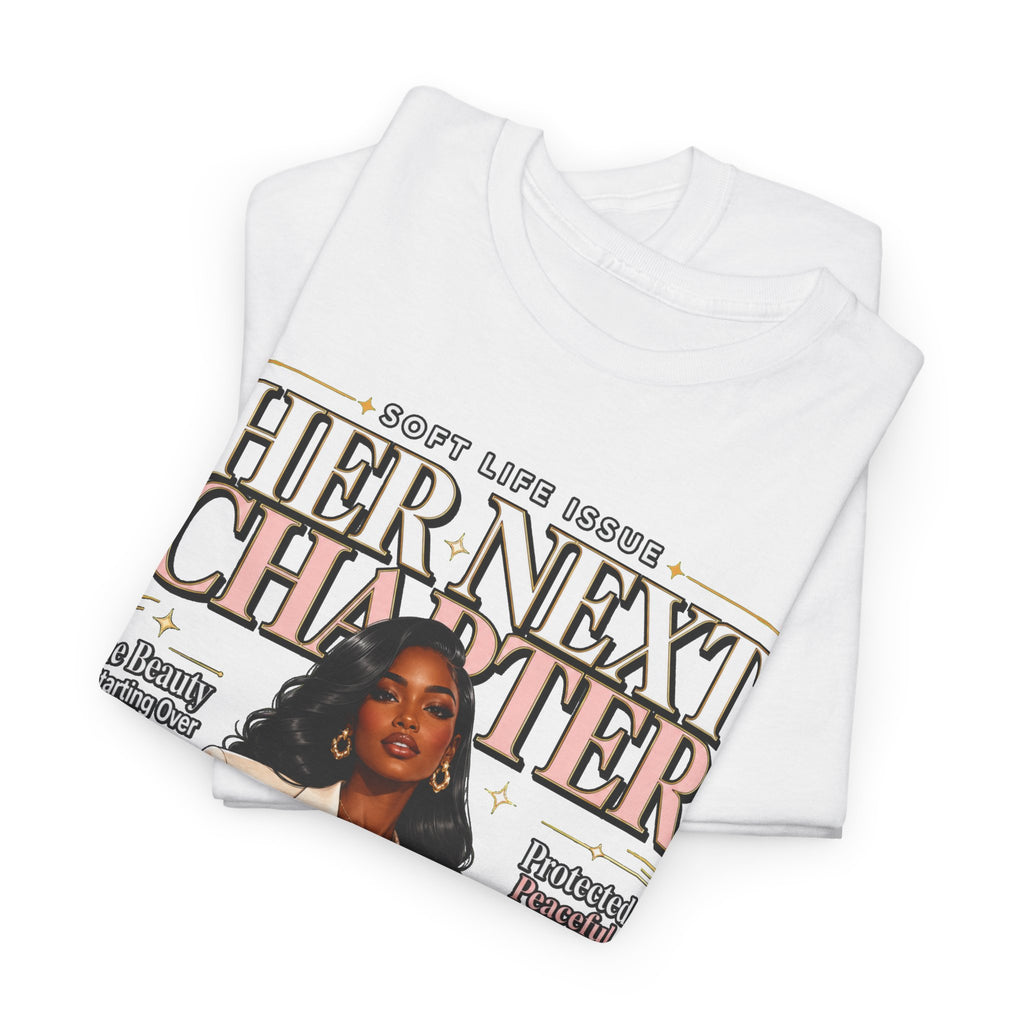 "Her Next Chapter" Floral Portrait Tee