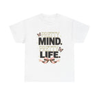 Pretty Mind Pretty Life T-Shirt | Inspirational Butterfly Typography Tee