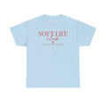 Soft Life Club T‑Shirt — "Peace. Purpose. Priorities." Relaxed Graphic Tee