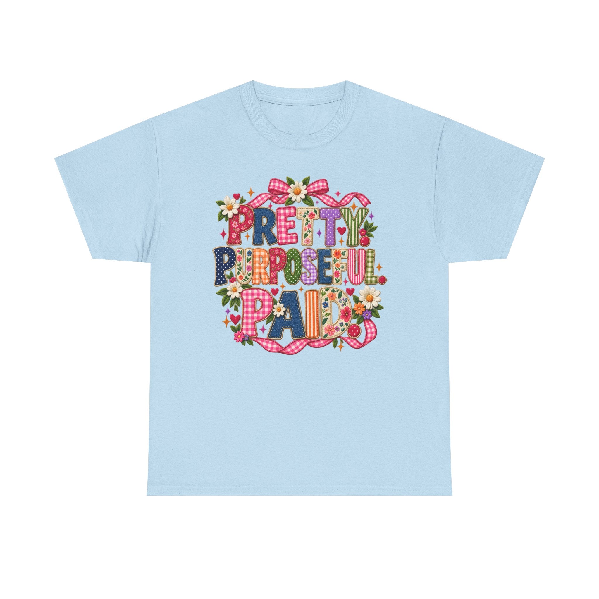 Pretty Purposeful Mama T‑Shirt — Floral Graphic Tee for Moms