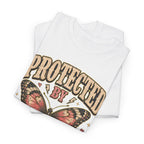 Protected by Peace Butterfly Tee — Vintage Floral Graphic T-Shirt