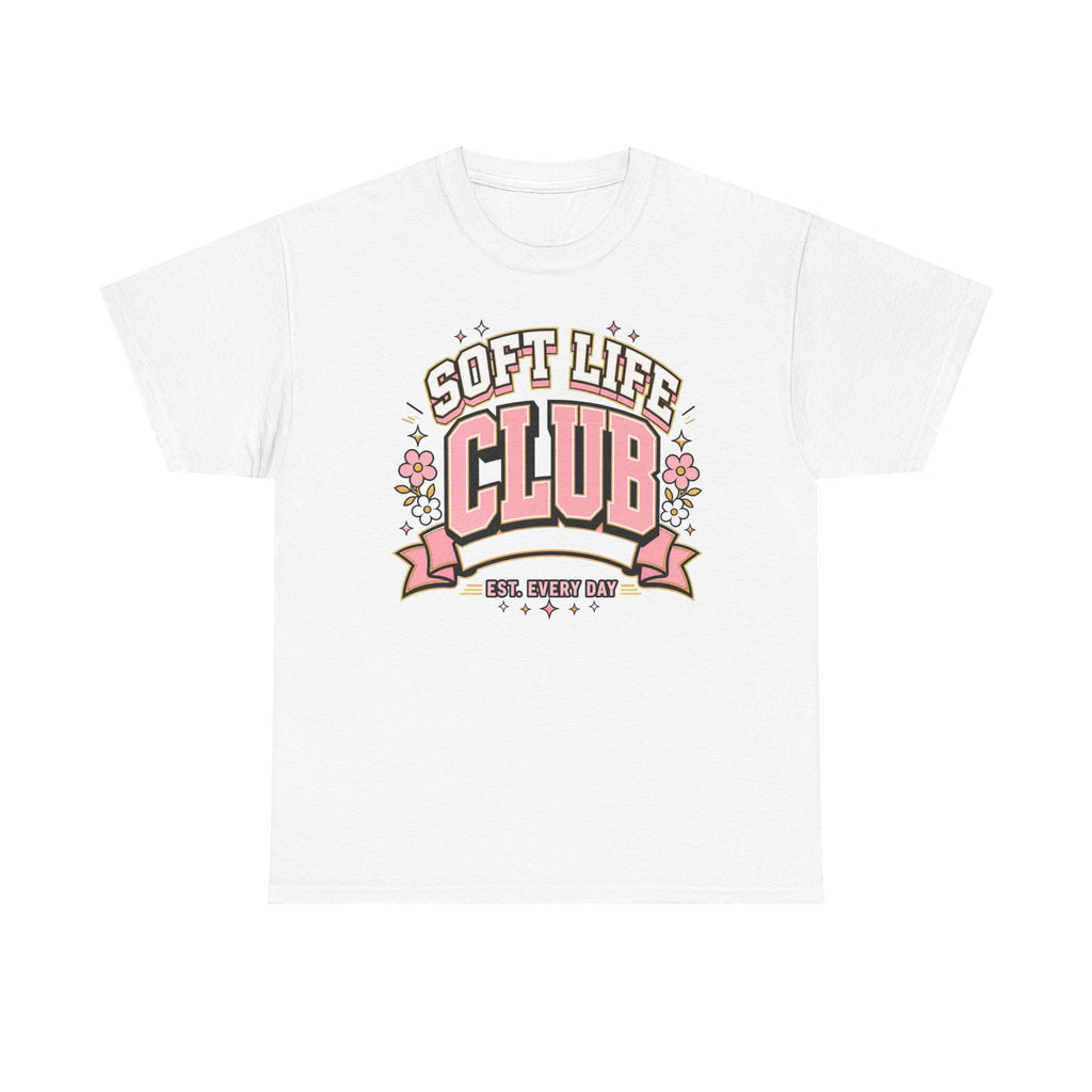 Soft Life Club T-Shirt – Retro Pastel Graphic Tee (Soft Life Every Day)