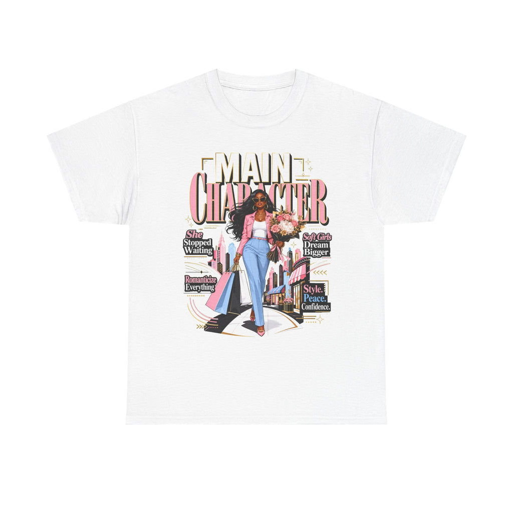 Main Character Graphic Tee — Empowered Fashion Shirt