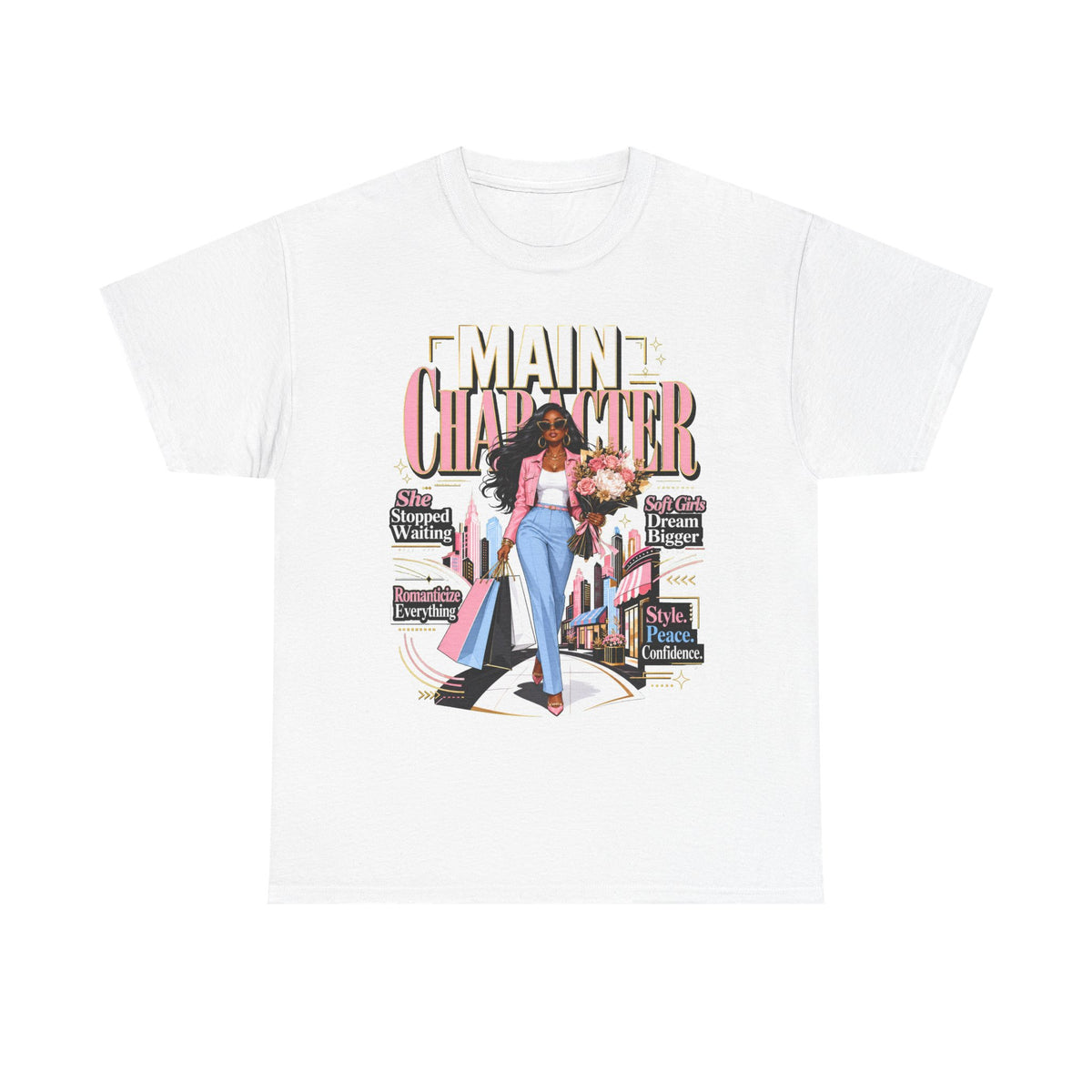 Main Character Graphic Tee — Empowered Fashion Shirt