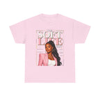 The Soft Life Tee — Glam Portrait Graphic T-Shirt