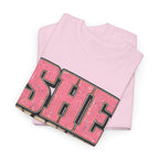 She Bloomed Anyway T-Shirt — Inspirational Feminist Floral Graphic Tee