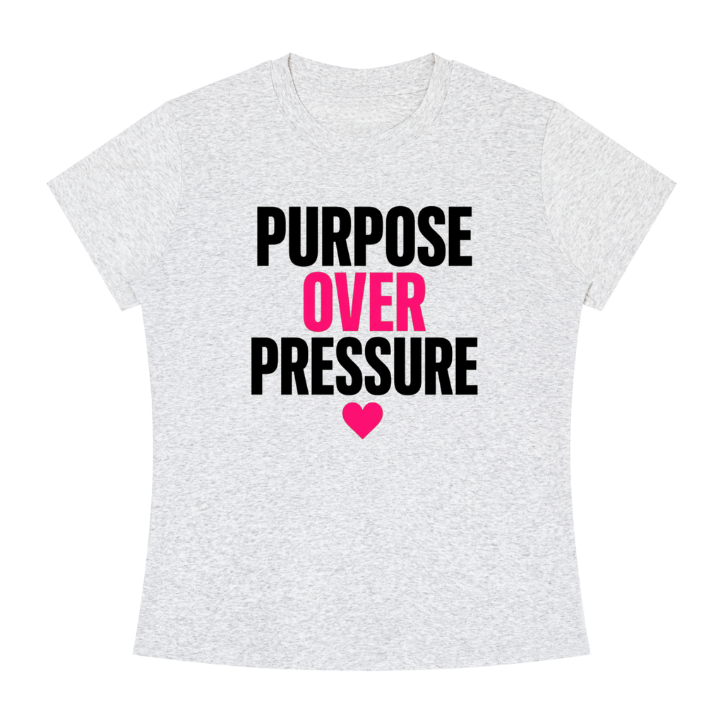 Purpose Over Pressure T‑Shirt — Motivational Graphic Tee