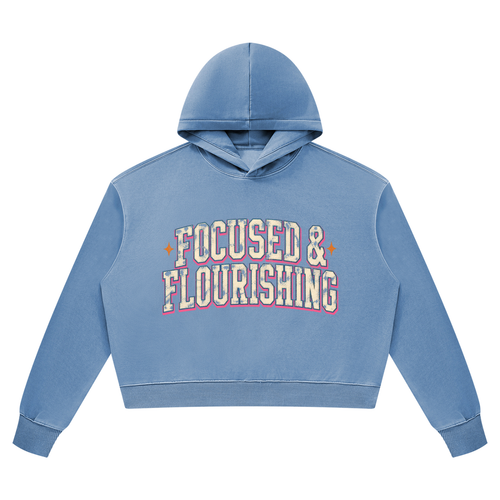 Focused & Flourishing Vintage Wash Heavyweight Hoodie