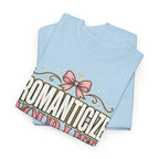 Romanticize Your Life T-Shirt | Pink Bows Vintage Typography
