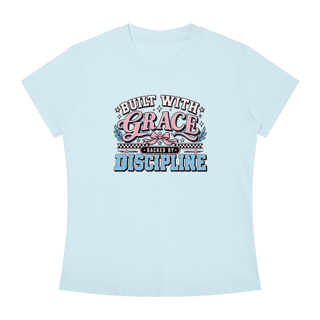 Grace & Discipline Graphic Tee — "Built With Grace, Guided By Discipline"