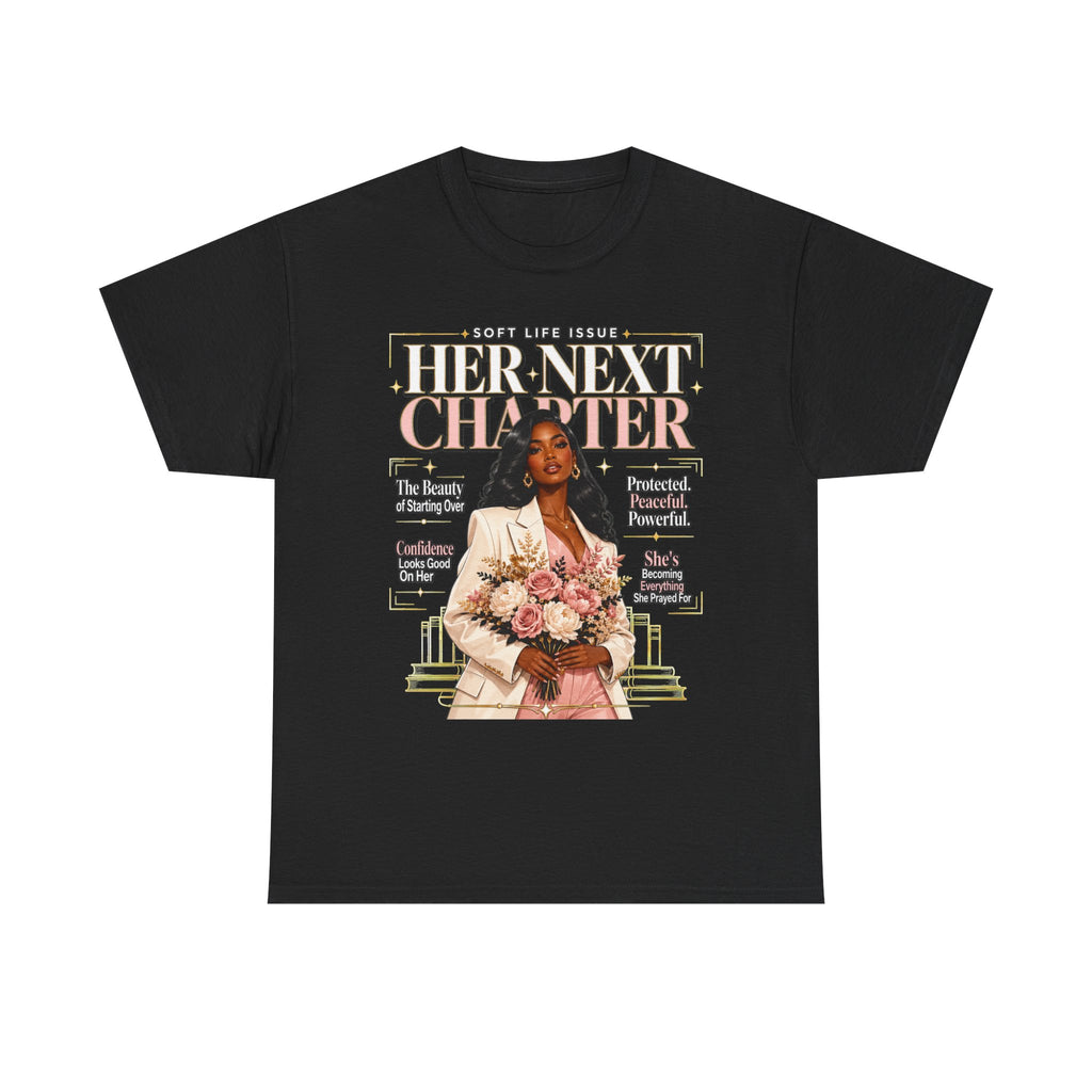 "Her Next Chapter" Floral Portrait Tee