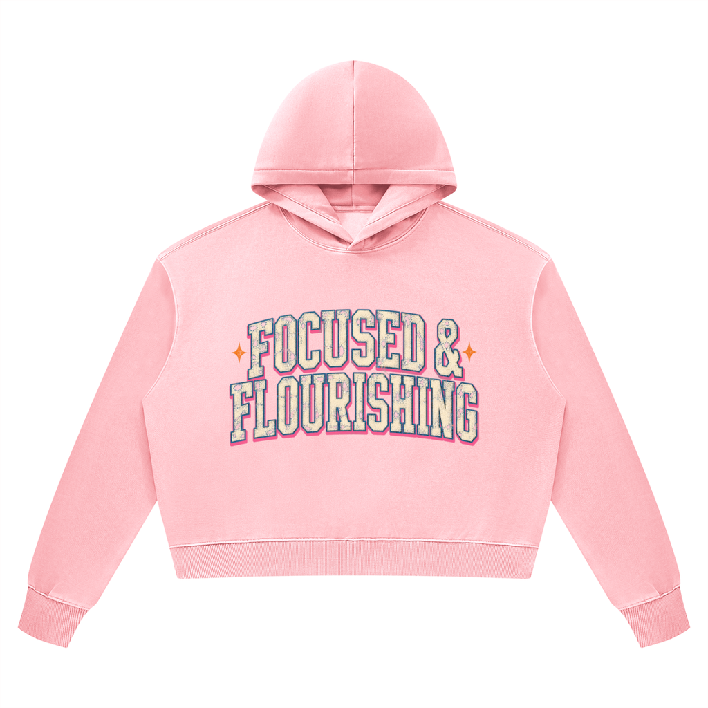 Focused & Flourishing Vintage Wash Heavyweight Hoodie