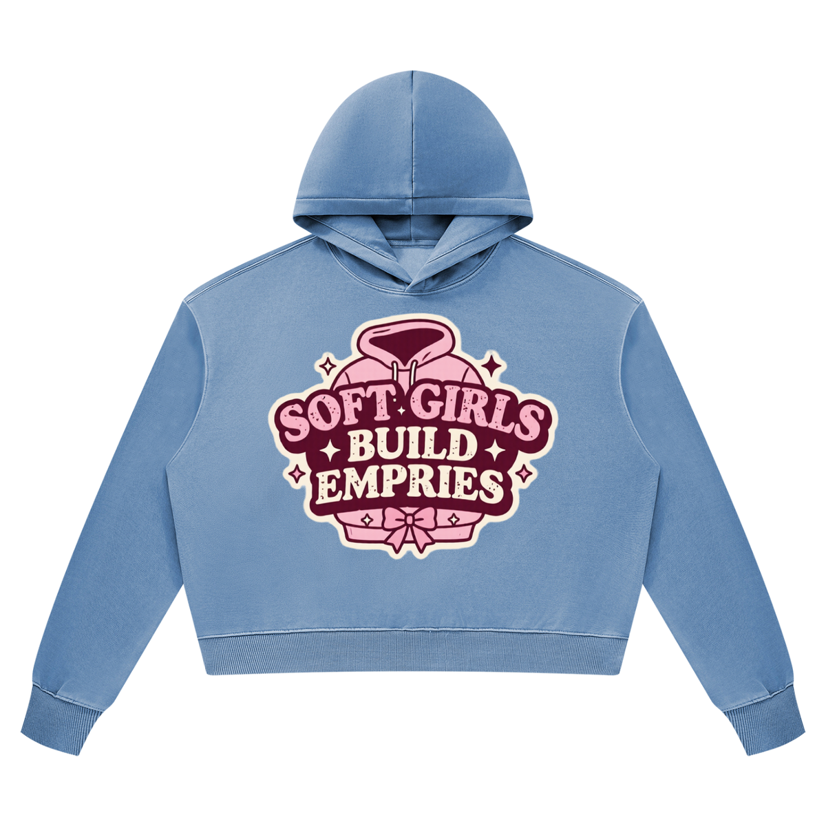 Soft Girls Build Empires Women’s Vintage Wash Heavyweight Hoodie