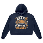 Keep Going You're Closer Vintage Wash Heavyweight Hoodie