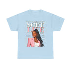 The Soft Life Tee — Glam Portrait Graphic T-Shirt
