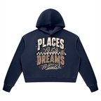 Places To Go Dreams To Chase Vintage Wash Heavyweight Hoodie