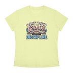 Grace & Discipline Graphic Tee — "Built With Grace, Guided By Discipline"