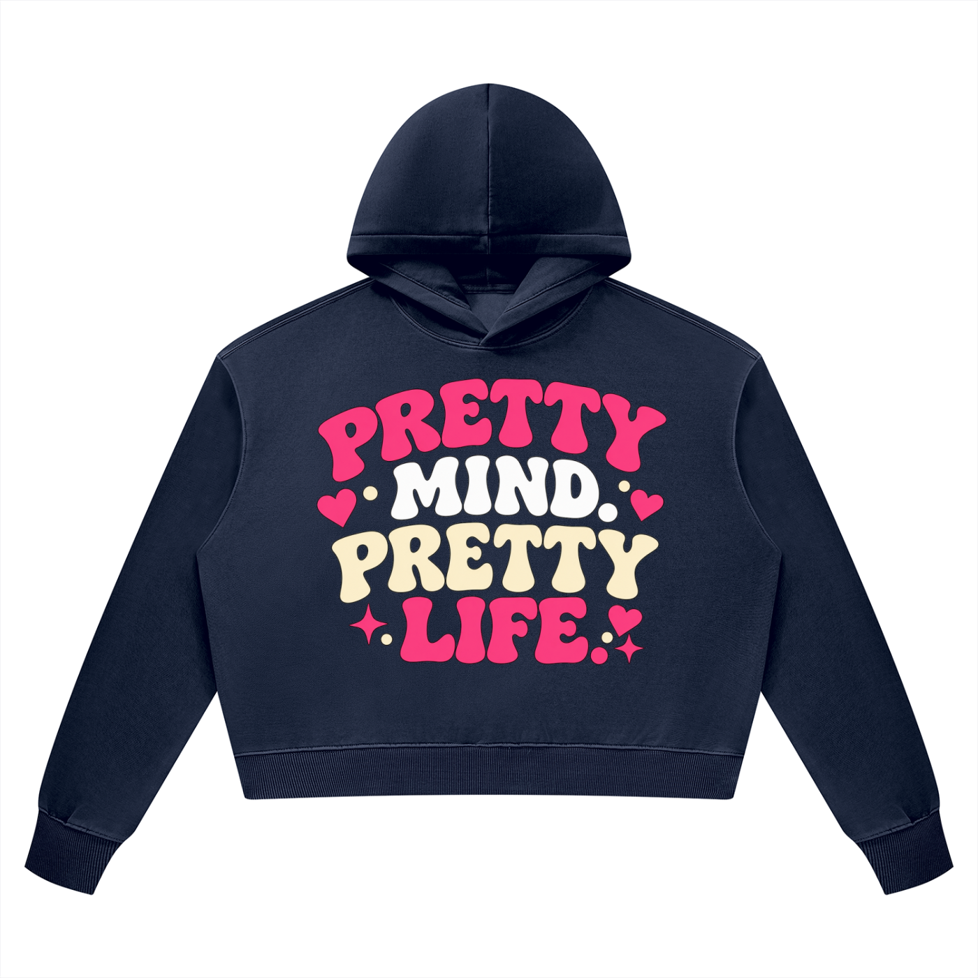 Pretty Mind Pretty Life Vintage Wash Heavyweight Hoodie