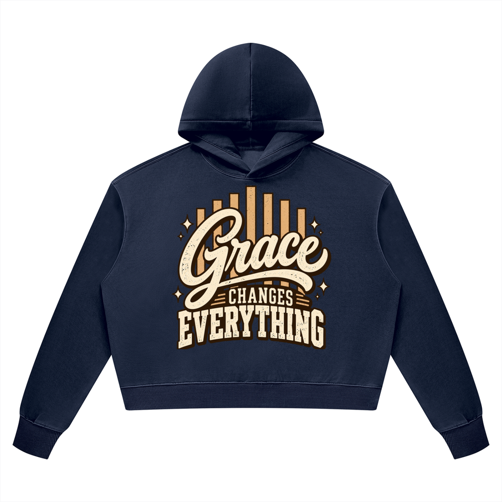 Grace Changes Everything Vintage Wash Heavyweight Hoodie