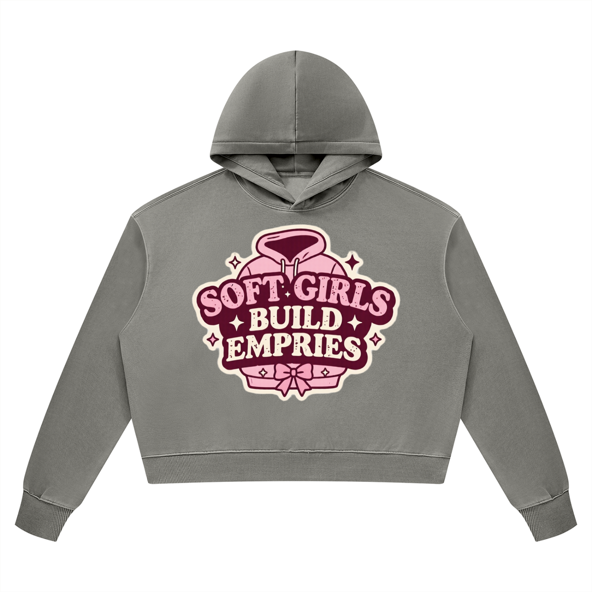 Soft Girls Build Empires Women’s Vintage Wash Heavyweight Hoodie