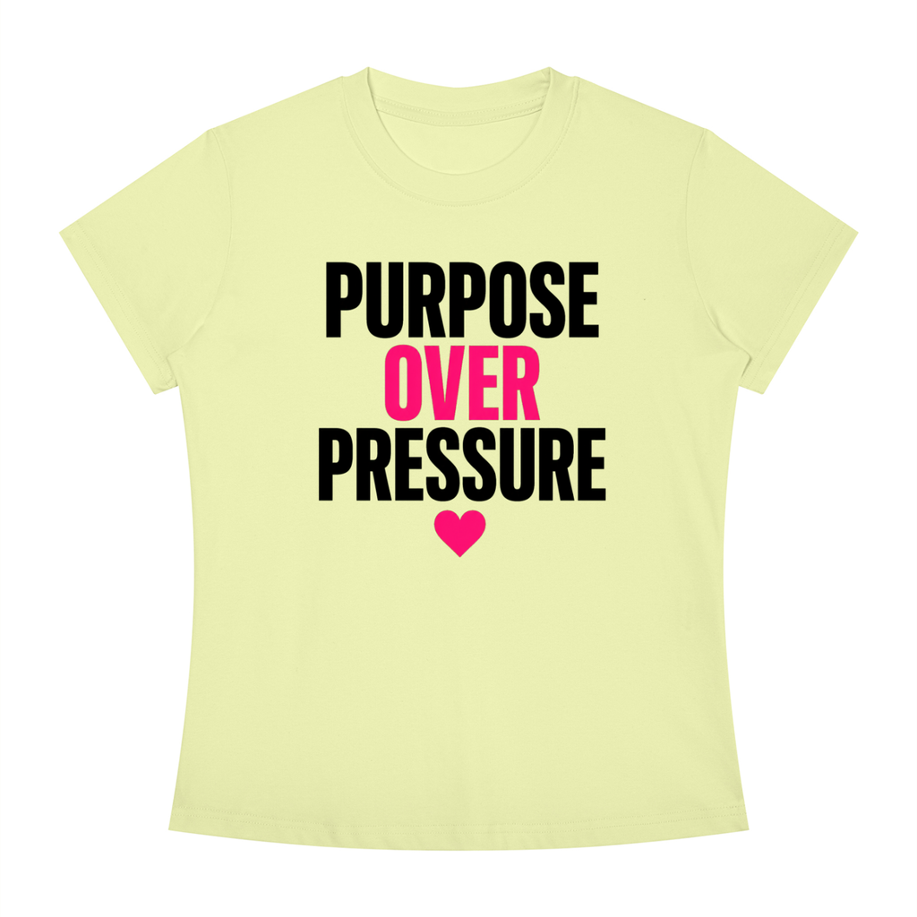 Purpose Over Pressure T‑Shirt — Motivational Graphic Tee