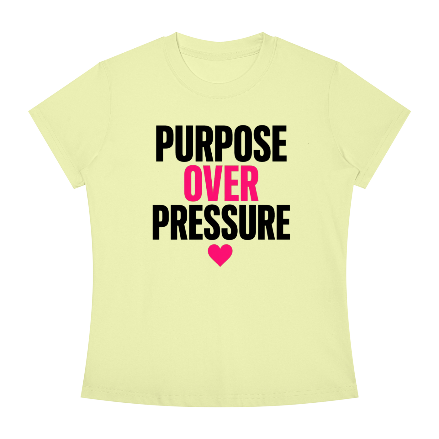 Purpose Over Pressure T‑Shirt — Motivational Graphic Tee