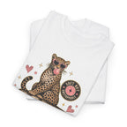 Soft Lover Girl Diary Tee — Retro Leopard Graphic T-Shirt
