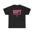 Soft Lover Girl Diary T-Shirt — Pink Heart Graphic Tee