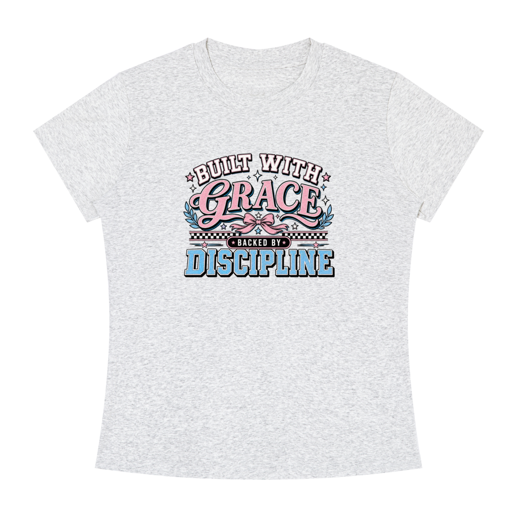 Grace & Discipline Graphic Tee — "Built With Grace, Guided By Discipline"