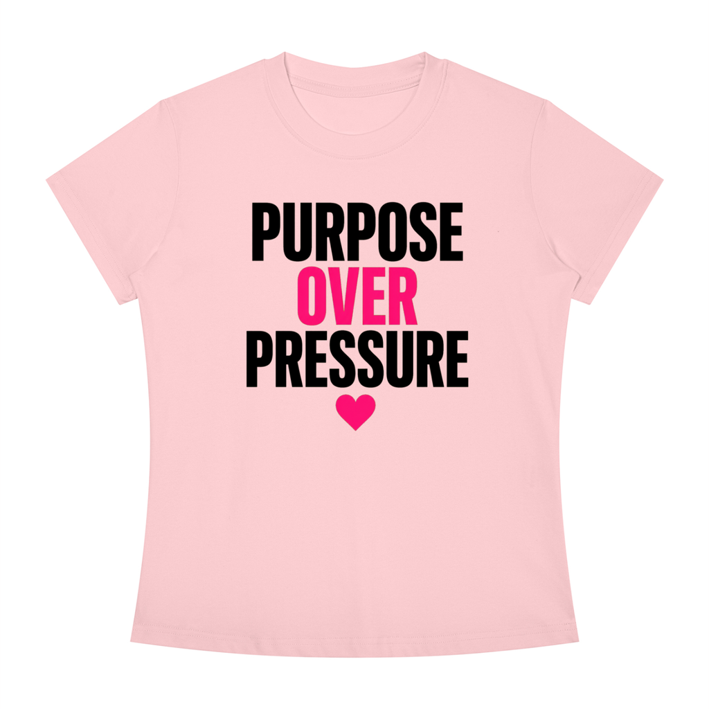 Purpose Over Pressure T‑Shirt — Motivational Graphic Tee