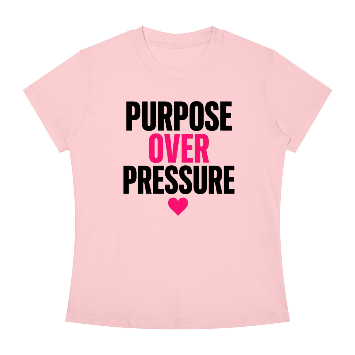 Purpose Over Pressure T‑Shirt — Motivational Graphic Tee