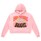 Her Future Looks Bright Vintage Wash Heavyweight Hoodie