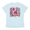 Growing Loving Tee — "Growing Loving, Going For More" Floral Graphic Shirt